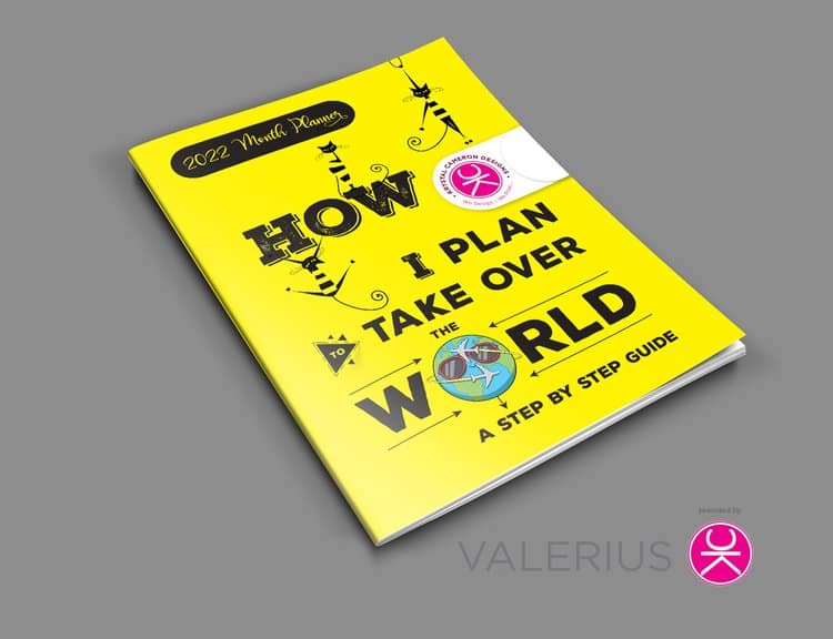 Month Planner Notebook - 7"x10"